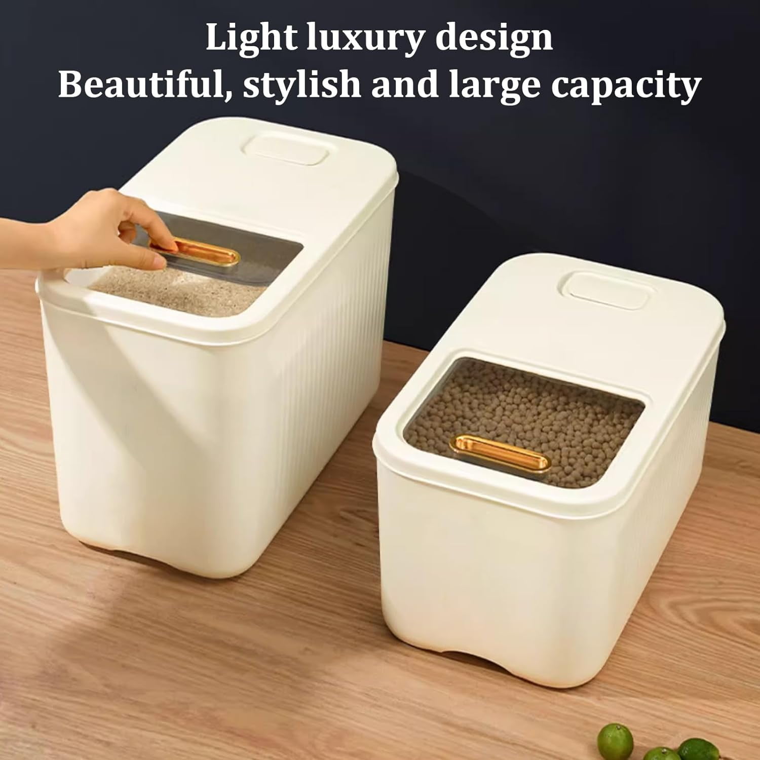Distributeur Rotatif Glomora 360° Pour Céréales Et Aliments Secs | Récipient Hermétique | Design Pratique Pour Cuisine