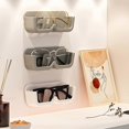 thumbnail image 5 of PS Material Glasses Storage Rack Non-drilling Hangable Glasses Shelf for Bedroom, 5 of 5