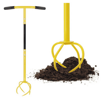Manual Twist Tiller for Gardening, Garden Claw Hand Tiller, Steel Cultivator Tiller Lawn Aerator Soli Lossener for Gardening Bed and Plant Box