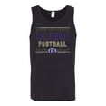 thumbnail image 2 of Wild Bobby Baltimore BAL Hometown City Football Fan Pride Sports Men's Graphic Tank Top, Black, Small, 2 of 6