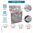 thumbnail image 6 of Purple Coral Coastal Table Runner 90 Inches, Blue Conch Starfish Nautical Ocean Bed Runner Dresser Scarves Tabletop for Indoor Outdoor Parties/Ceremony/Banquet, 13" x 90", 6 of 9