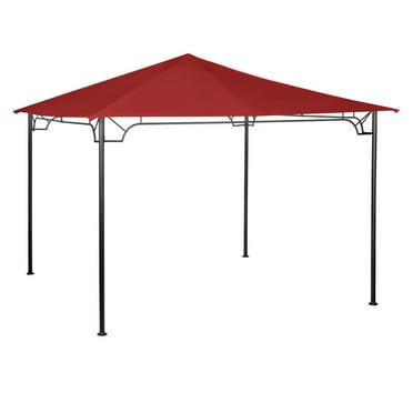 Garden Winds Replacement Canopy Top Cover for the Living Accents 10' Gazebo - Cinnabar