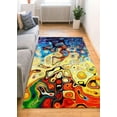 thumbnail image 4 of Abstract Rug,Art Rug,Colorful Rug,Color Dance Rug,Color Theme Rug,Art Pattern Rug,Home Decor Rug,Unique Rug,Popular Rug, Floor Rug 5x7ft, 4 of 6