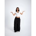 thumbnail image 6 of Women'S Baggy Jeans Wide Leg Denim Pants Hip Hop Relaxed Y2k Jeans Black XL, 6 of 9