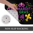 thumbnail image 3 of Kdxio Mardi Gras with Flamingo,16" x 24", Non-Slip Front Door Mats,Outdoor Welcome Mat Washable, 3 of 9