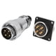 thumbnail image 5 of Conectores De Clavija, Conector De Aviación De Alta Resistencia Rendimiento Eléctrico Estable Diseño Multinúcleo Para Uso Industrial, 5 of 7