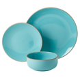thumbnail image 3 of 12pc Stoneware Dinnerware Set Blue, 3 of 7