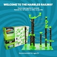thumbnail image 5 of Marble Genius Marble Rails Booster Set: 30 Piece Marble Run (Including 12 Plastic Marbles), Add-Ons for Marble Rails Building Sets, Comes with Online App and Full-Color Instructions, Ages 8 and Up, 5 of 8
