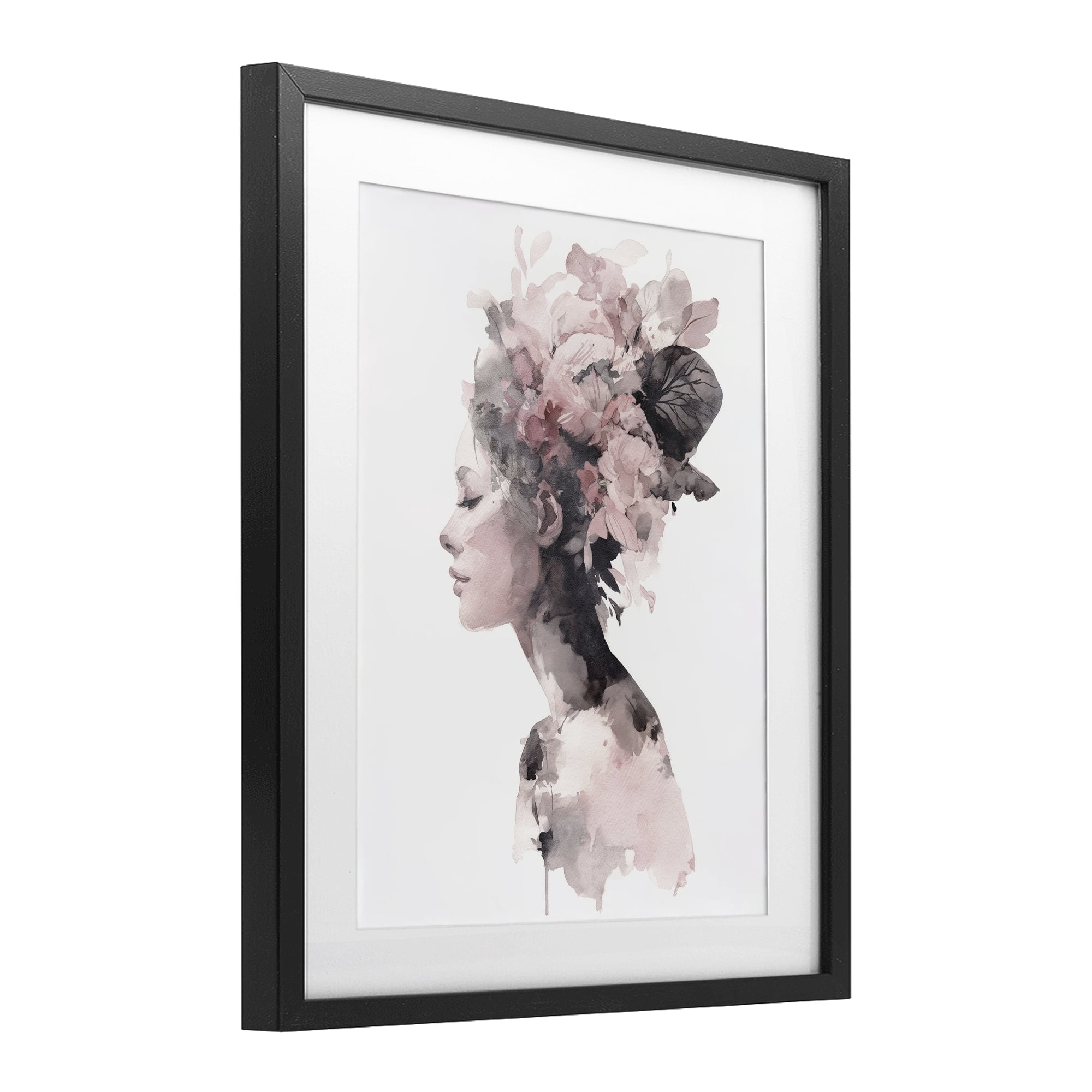 Stupell Industries Nature's Empress Silhouette Black Framed Print Under Glass, design by Svetlana Aleynikova