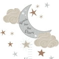 thumbnail image 2 of Lambs & Ivy Celestial Moon & Stars Toddler/Kids Growth Chart Wall Decal/Sticker, 2 of 4