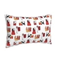 thumbnail image 2 of Haiem Pillowcase for Hair and Skin Queen - Cute Cat And Christmas Gift Printed Soft Pillowcase with Envelope Closure-20"x30", 2 of 9