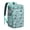 Greenish-blue-91, variant on Snowy Owl Artistic Pattern Backpack Cooler, Leakproof Insulated Lunch Cooler Bag, Waterproof for Hiking, Camping, Picnic, Outdoor Fun