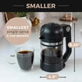 thumbnail image 6 of VINCI Micro Café Single-Serve Coffee Brewer | Compatible with Keurig K-Cups, K-Pods | Compact, Portable | Enclosed Brewing for Hotter Coffee | Large Capacity Reusable Filter Cup Included, 6 of 8