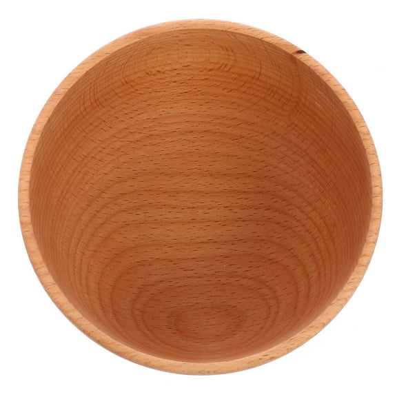 12 X5.7CM Wood Salad Bowl Black Washing up Serving Chip and Dip