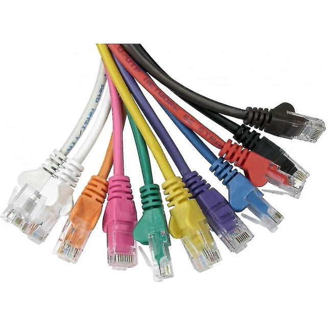 10m Cat5e Network Cable Ethernet Snagless Lan Utp Cca Patch Lead Yellow