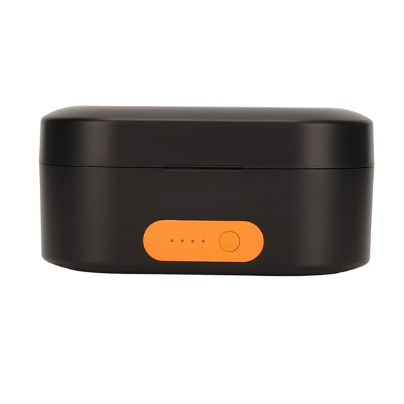 Microphone Charging Box, Microphone Charger Box 3 Charging Slots Scratch Resistance Safety Integrated Circuit Magnetic Opening Efficient for Wireless Go II