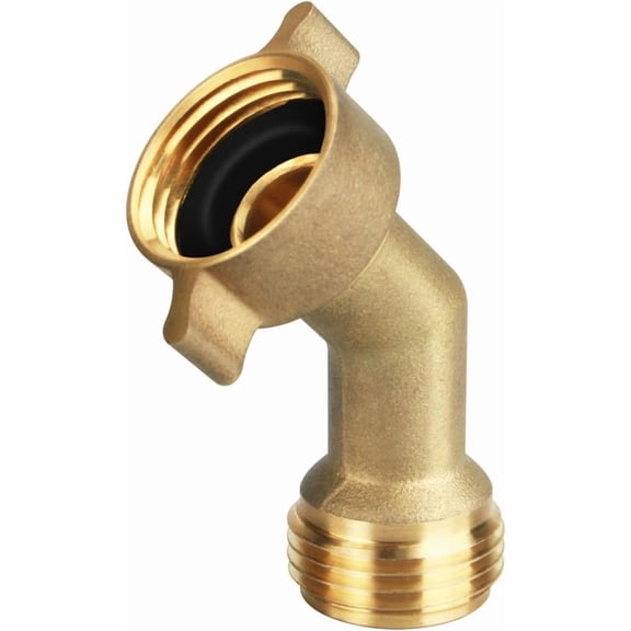1pcs 45 Degree Water Hose Elbow - Easy Grip Connector for RV Drinking Water Hose Adapter & City Water Inlet Connection