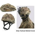 thumbnail image 6 of ABCISI Tactical Airsoft Helmet Cover with Counterweight Bag for MICH 2000 Ver2/ACH Helmet, Designed with Large Velcro Patches in Multiple Locations, Without  Helmet, Green Camouflage, 6 of 7