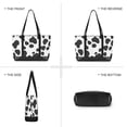 thumbnail image 6 of FORMRS Canvas Laptop Tote Bag for Women with 15.6" Computer Compartments Shoulder Handbag, Cow Spots, 6 of 7
