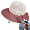 thumbnail image 1 of Sombrero De Sol Para Mujer, Sombrero De Playa, Sombrero De Paja Plegable A La Moda, Sombrero De Verano Para Mujer Eigraketly AP007140-05, 1 of 6
