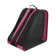 thumbnail image 2 of Bolsa de patinaje enrollador bolso de patinaje para hielo para niños adultos con mango de carga de zapatos de patinaje con correa para el hombro para Rosa, 2 of 8