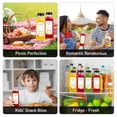 thumbnail image 5 of Xueyu Plastic Juice Bottles with Lids 12 OZ, 12 Pcs Juice Bottles Clear Empty Reusable Juice Bottle with Tamper Caps for Juicing Refillable Juice Bottles for Travel, 5 of 7