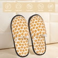thumbnail image 2 of Lsque Ping-Pong Table Tennis Racket Print Fuzzy Slippers Fuzzy Soft House Slippers Plush Furry Warm Cozy Open Toe Fluffy Home Shoes-Medium, 2 of 8