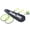 Green 2pcs (Free Bag), variant on SALYWEE SF Full Carbon Fiber 6U G5 Green Pro Badminton Racket 28-32LBS, Free Accessories