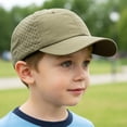 thumbnail image 6 of OGLCCG Kids Mesh Baseball Cap for Girls Boys Quick Drying Sports Running Trucker Hat Lightweight Sun Protection Hat for Outdoor Activity 2-6 Years, 6 of 6