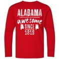 thumbnail image 3 of Inktastic Alabama Awesome Since 1819 Long Sleeve Youth T-Shirt, 3 of 5