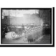 thumbnail image 2 of Historic Framed Print, Morgan funeral leaving St. George's, 17-7/8" x 21-7/8", 2 of 9