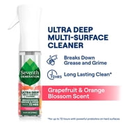 Seventh Generation Ultra Deep Multi-Surface Cleaner, Grapefruit & Orange Blossom, 9.4 fl oz