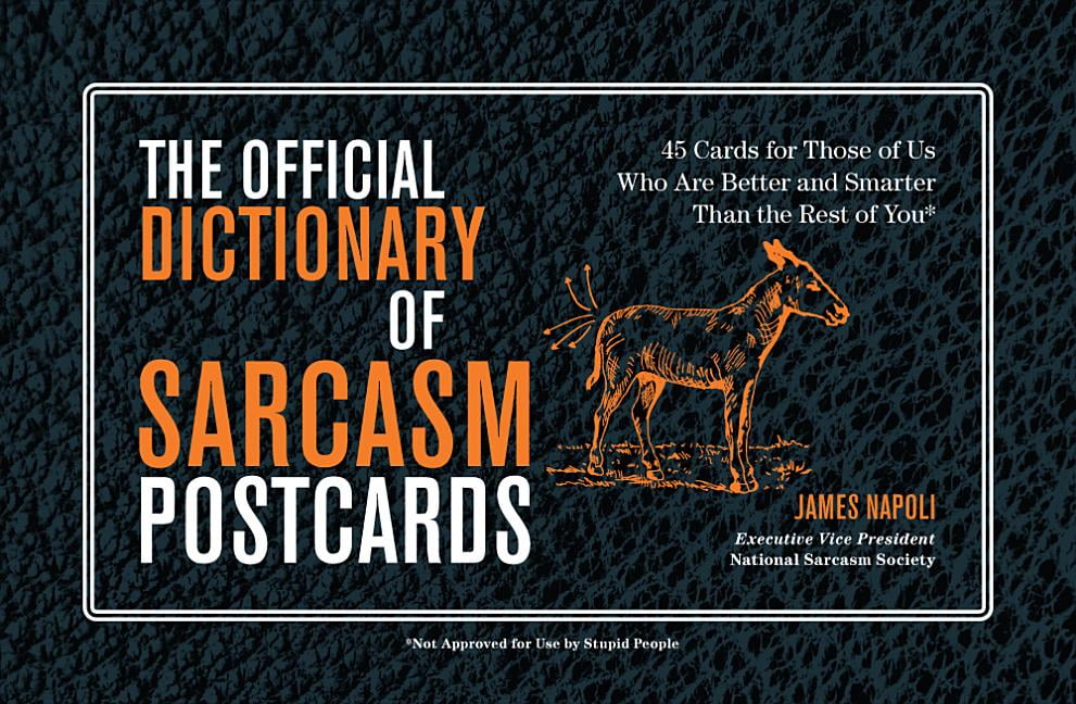 Official Dictionary The Official Dictionary of Sarcasm Postcards, Volume 3 (Paperback