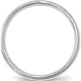 thumbnail image 2 of 14K White Gold 14Kw 4mm Milgrain Comfort Fit Band Size 7 Made In United States wmc040-7, 2 of 5