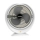 thumbnail image 3 of Ventilador de escritorio personal, giratorio de 180 grados, USB, silencioso, mini ventilador de mesa. Negro, 3 of 9