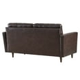 thumbnail image 4 of Modway Exalt Tufted Leather Loveseat in Brown, 4 of 8
