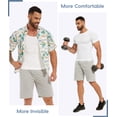 thumbnail image 6 of MANIFIQUE Short Sleeve Compression Shirt Men, Shapewear Mens Tank Top , Athletic Workout Shirts, 6 of 7