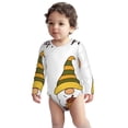 thumbnail image 2 of Xecao Happy Fall Print Baby unisex-baby Cotton Long-sleeve Bodysuits-3 Months, 2 of 6