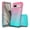 Pink/Teal, variant on Rosebono Compatible With Google Pixel 8, Hybrid Gradient Transparent Soft TPU Clear Skin Cover Protection Case (Blue)