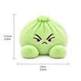 thumbnail image 5 of Cute Green Bao Bun Dumpling Plush with Steamer Box, Soft Squeezable Stuffed Dumpling Toy with Embroidered Face, Anxiety Relief Fidget Plushie for Office Desk Home Decor Novelty Gift, 5 of 7