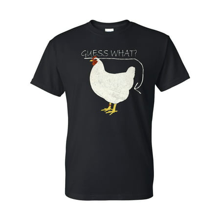 Guess What Chicken Butt Funny Saying Mens Graphic Tees Short Sleeve T-Shirt
