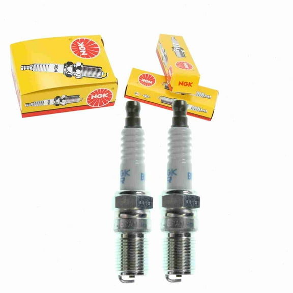 2 pc NGK 1094 Standard Spark Plugs for 1765242 1765245 483 RS5C Ignition Wire Secondary Fits select: 1989-1990 JAGUAR XJS