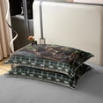 thumbnail image 4 of Erosebridal Housse de Couette en Coton 100 % Motif Ours de Jungle Format Simple, Ensembles de Literie Faune Forestière Format Simple, Déco Rustique Animaux, Réversible 2 Pcs (Sans Couette), 4 of 8