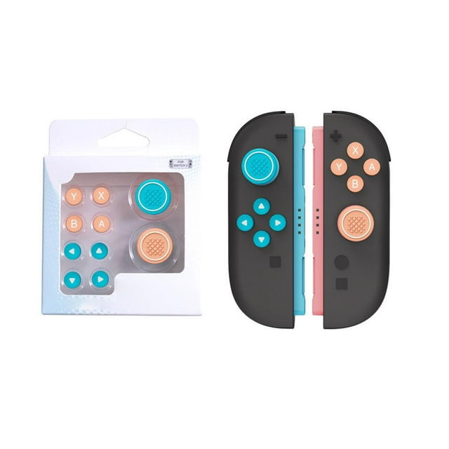 Cielo Meraviglioso Joystick Caps for Switch2, Silicone Button Caps, Silicone Colored Button Stickers, Switch Thumb Grip Caps, Ergonomic Design, Enhanced Gaming Grip, Comfortable & Durable, 5Pairs