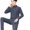 Dark Gray, variant on QSAWXQZ 2PC Thermal Base Layer Set for Men Fleece Lined Mock Neck Long Sleeve Pullover Shirt Elastic Waist Joggers Pojamas Suit Gray M
