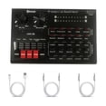 thumbnail image 2 of Labymos R8 Live Sound Card with USB Audio Cables Anchor Singing Computer Microphone Voice Change, 2 of 7