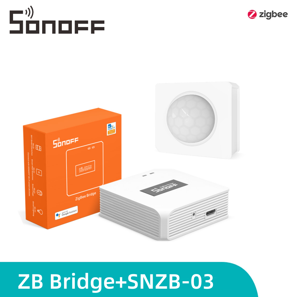 SONOFF Zigbee Smart Home Security Kit, Automation Controller System,Zigbee Motion Sensor Works with Alexa, Google Home - image 1 of 39