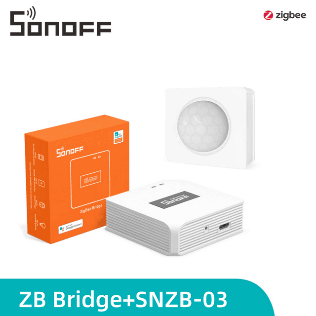 SONOFF Zigbee Smart Home Security Kit, Automation Controller System,Zigbee Motion Sensor Works with Alexa, Google Home