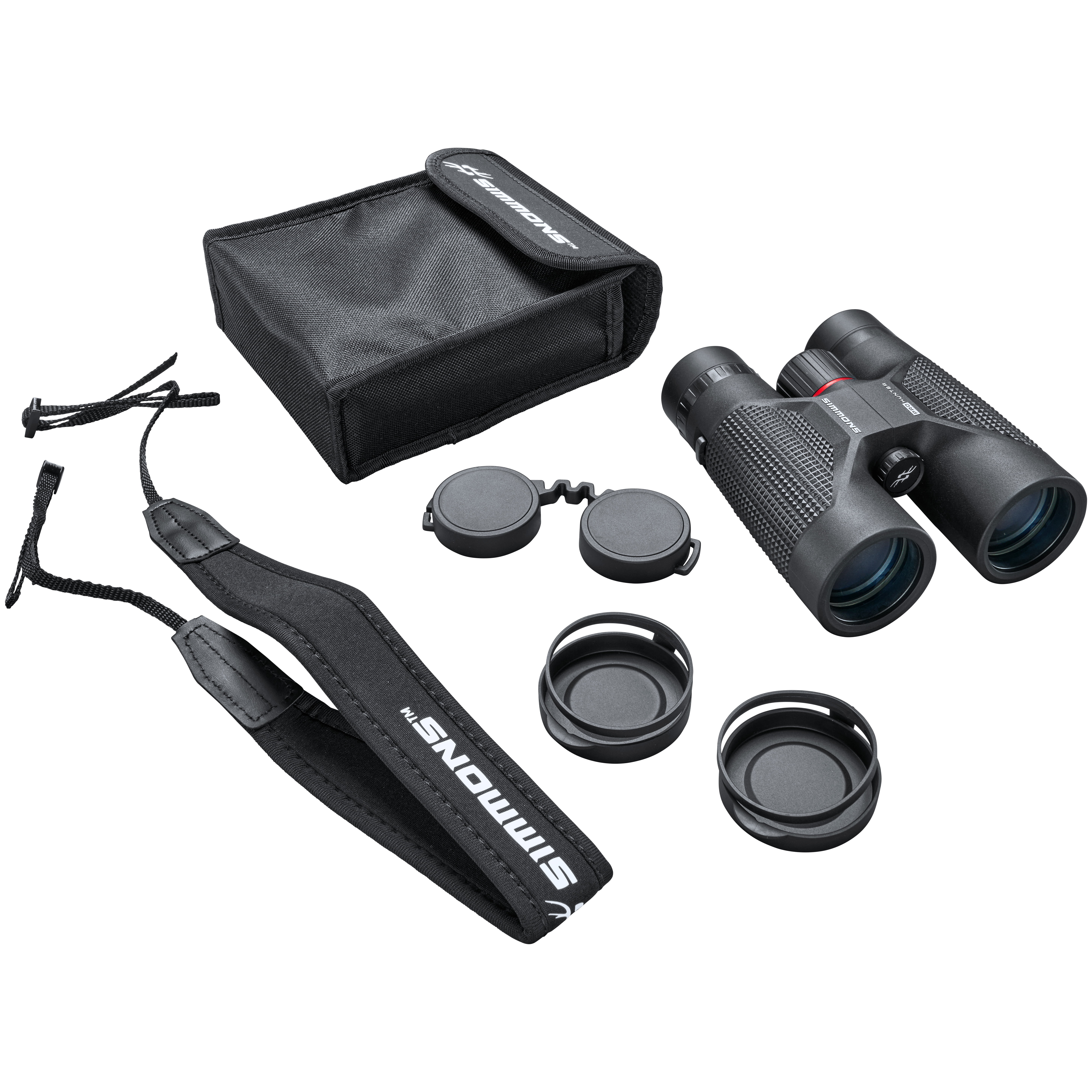 Simmons Pro Hunter Binoculars, 10x42mm, IPX7 Waterproof, Fully Coated Optics, Black, SPH1042