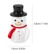 thumbnail image 4 of 40 piezas mini figuras de muñeco de nieve muñeco de nieve en miniatura de Navidad con sombrero muñeco de nieve de resina microadornos de paisaje decoración de casa de muñecas de jardín de hadas, 4 of 5
